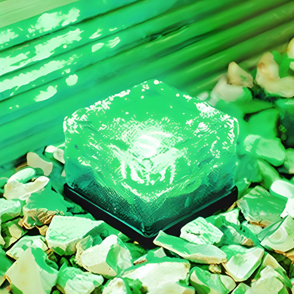CrystalGlow | Stylish Elegant Solar Garden Outdoor Ice Cube Light 7