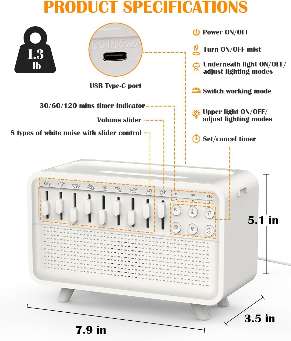 Eternal Hush - White Noise Diffuser