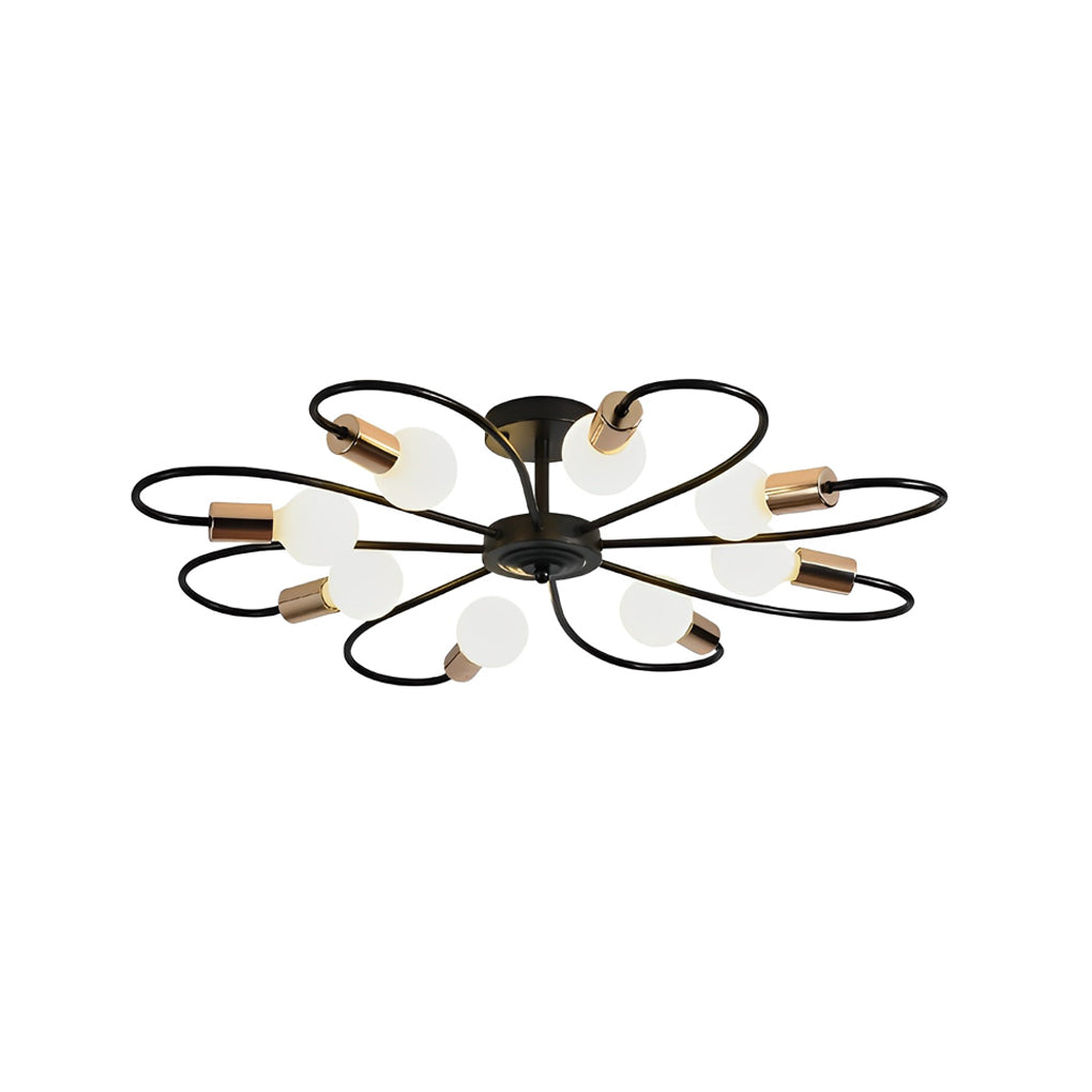 Floralis | Elegant Modern Nordic Ceiling Light Fixture for Living Spaces