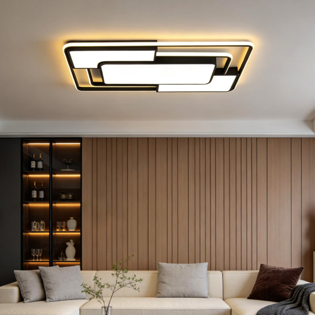 Lumenova | Stylish Modern LED Flush Mount Ceiling Light Fixture