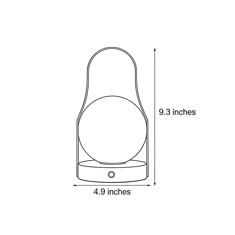 Luminara | Stylish Cordless Brass LED Bedside Table Lamp with Adjustable Light 8