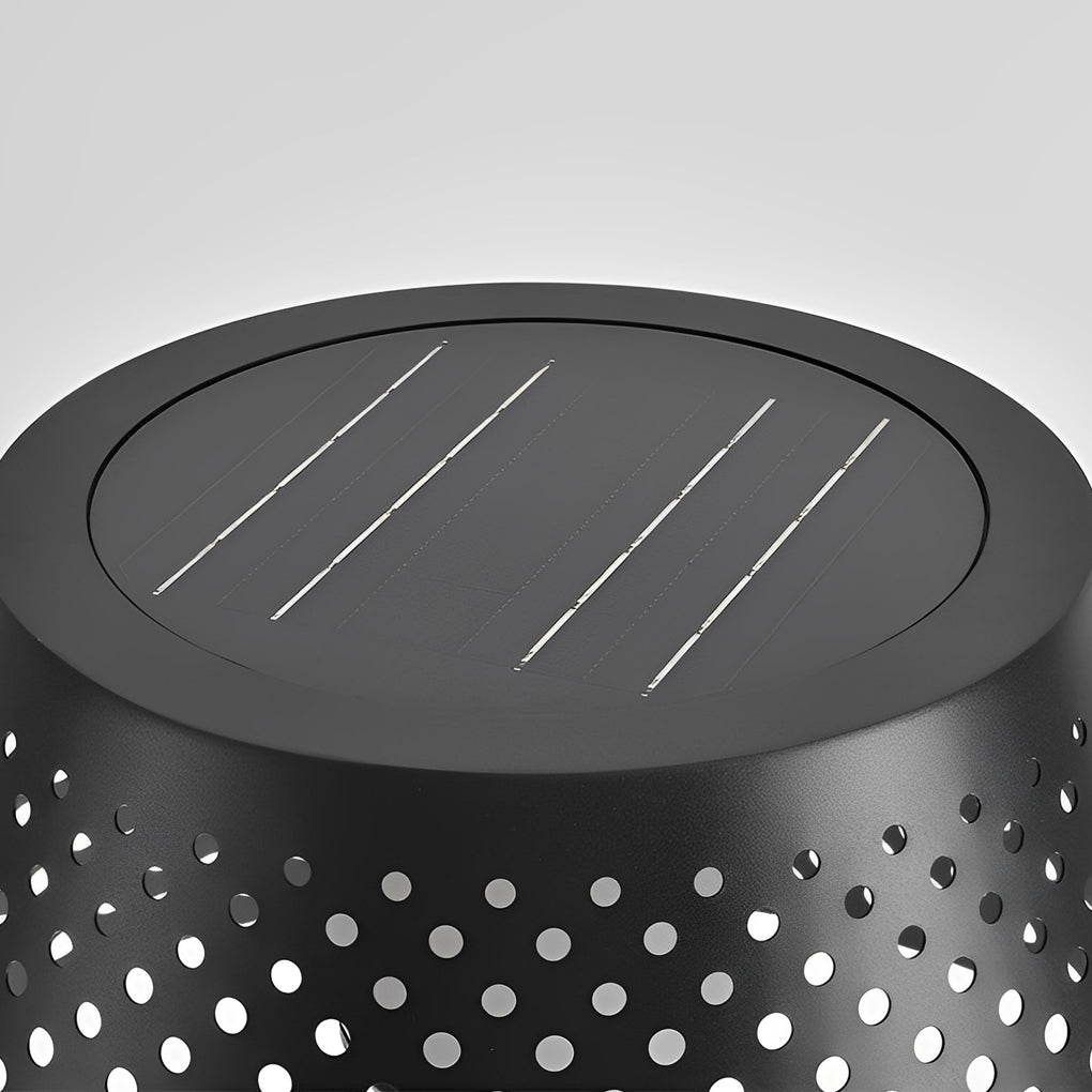 Luminara | Stylish Modern Solar Outdoor Floor Lamp with Dual Power Options 9