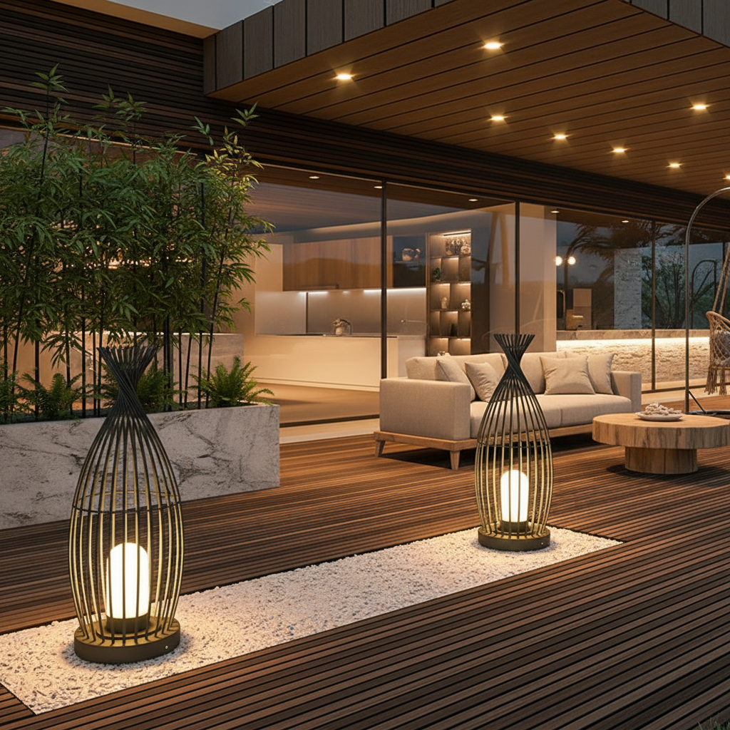 Creative Outdoor Garden Lamp | Waterproof Accent Light for Courtyards