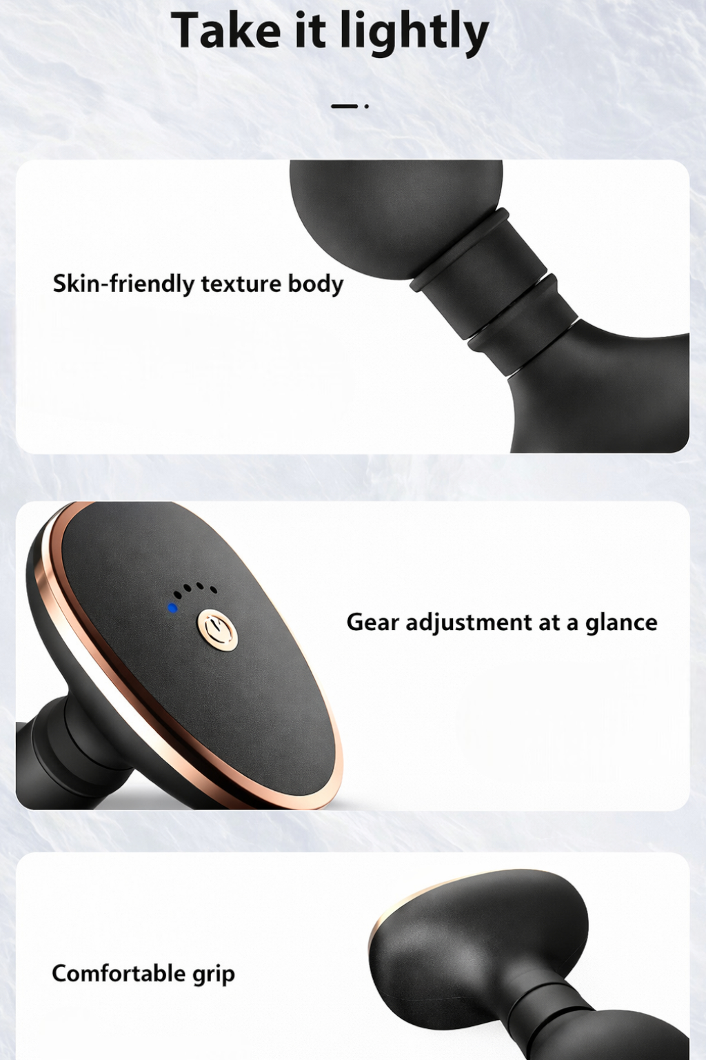 Mini Handheld Massage Gun for Everyday Comfort