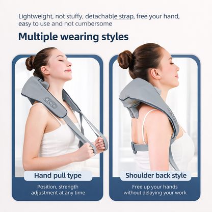 Rechargeable Shoulder & Neck Massager with Heat