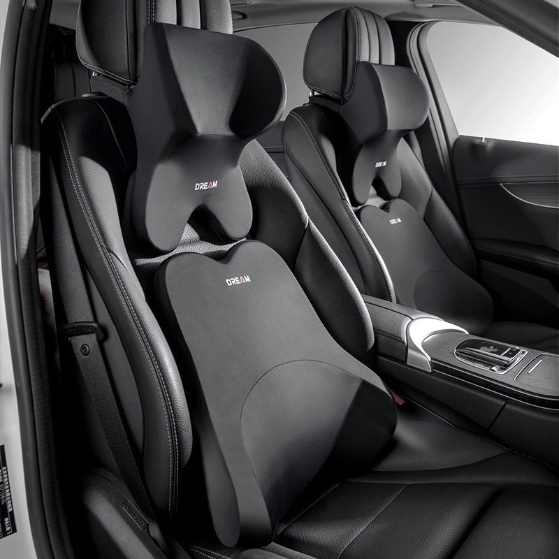 Memory Foam Neck Pillow Car Backrest Cushion