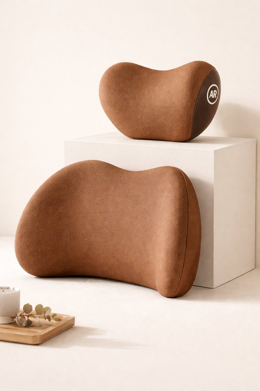 Ergonomic Head and Lumbar Support Cushion Set