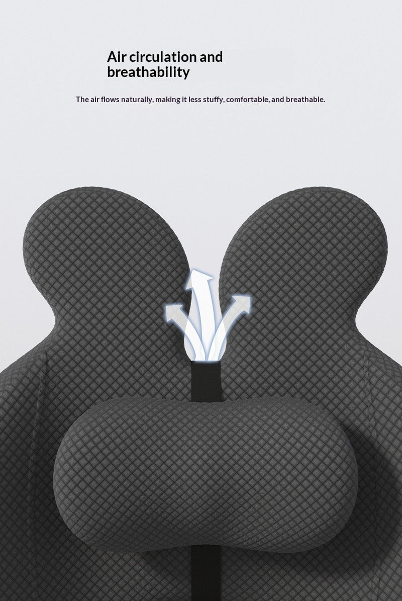 Lumbar Support Memory Foam Seat Cushion