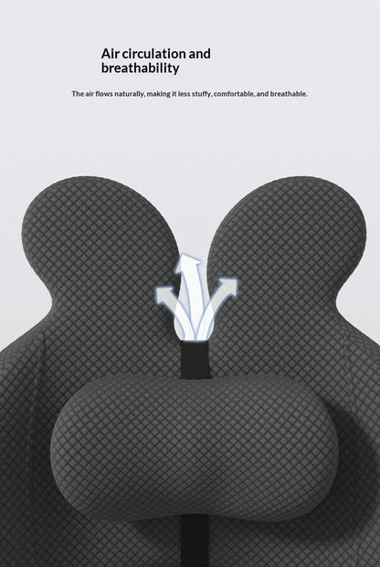 Lumbar Support Memory Foam Seat Cushion