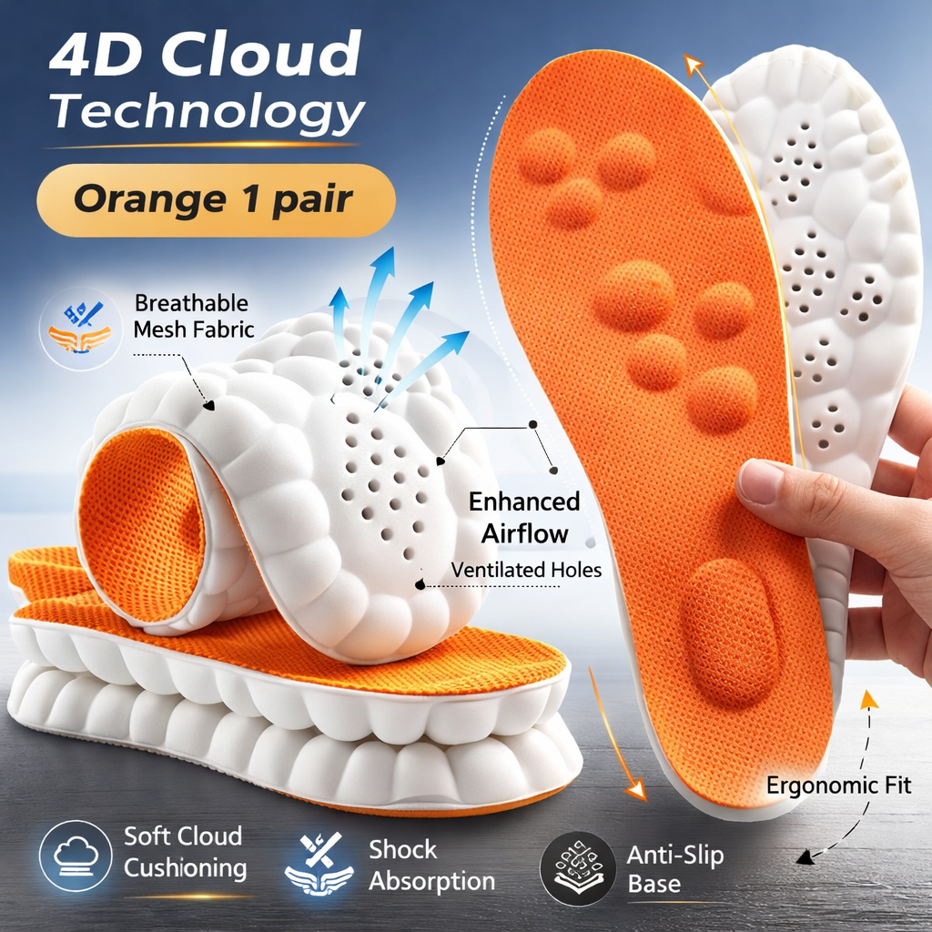 Insole Foot Arch Massage Antibacterial