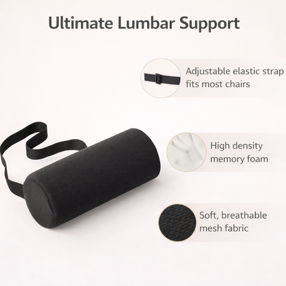McKenzie Lumbar Support Roll Cylinder Cushion Lumbar Support Pillow