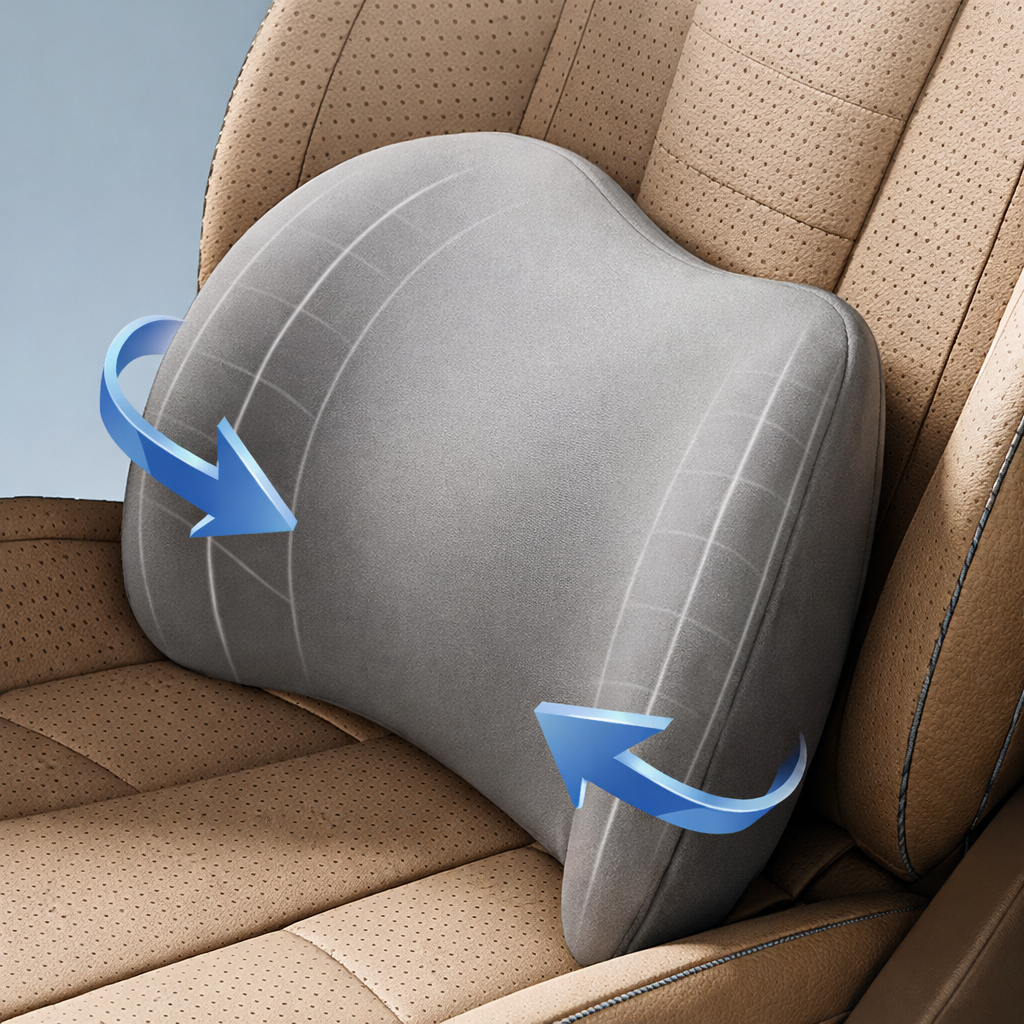 Ergonomic Head and Lumbar Support Cushion Set