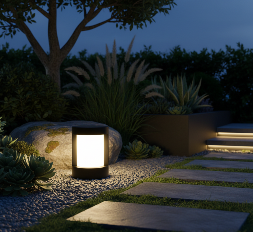 Lumosphere | Stylish Solar Outdoor Lights For Modern Pillar Illumination