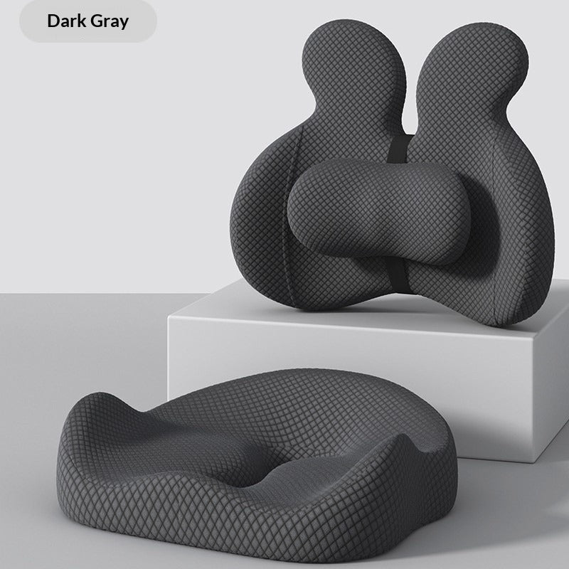 Lumbar Support Memory Foam Seat Cushion