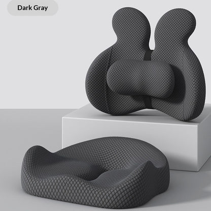 Lumbar Support Memory Foam Seat Cushion