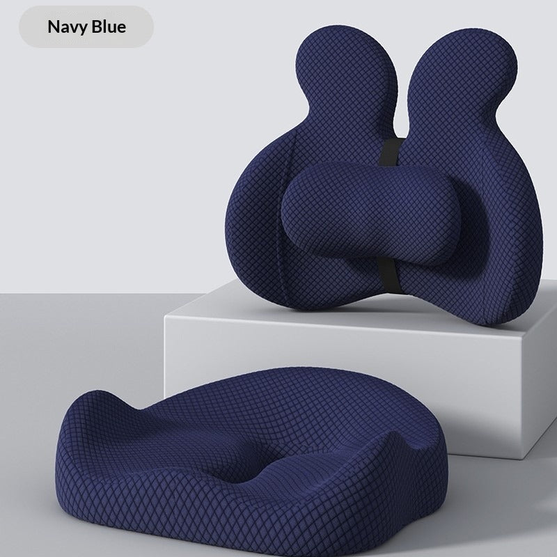 Lumbar Support Memory Foam Seat Cushion