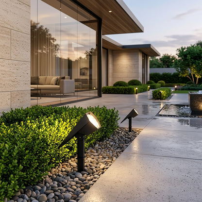 Lumospark | Versatile Solar Powered Spotlight with Dual Color Modes