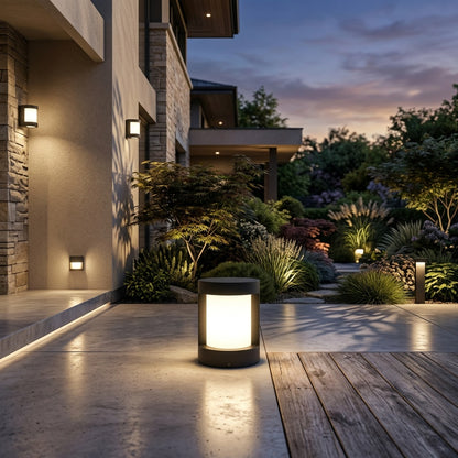 Lumosphere | Stylish Solar Outdoor Lights For Modern Pillar Illumination