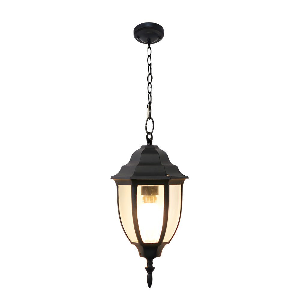 AluminaGlow | Stylish Waterproof Glass Outdoor Chandelier Lighting
