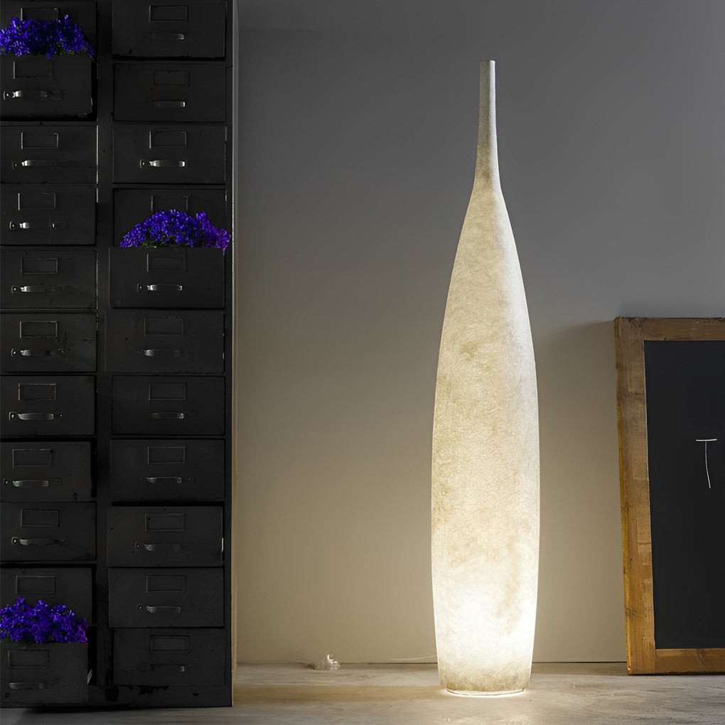 AquaGlow | Stylish Modern Resin Outdoor Garden Floor Lamp 4