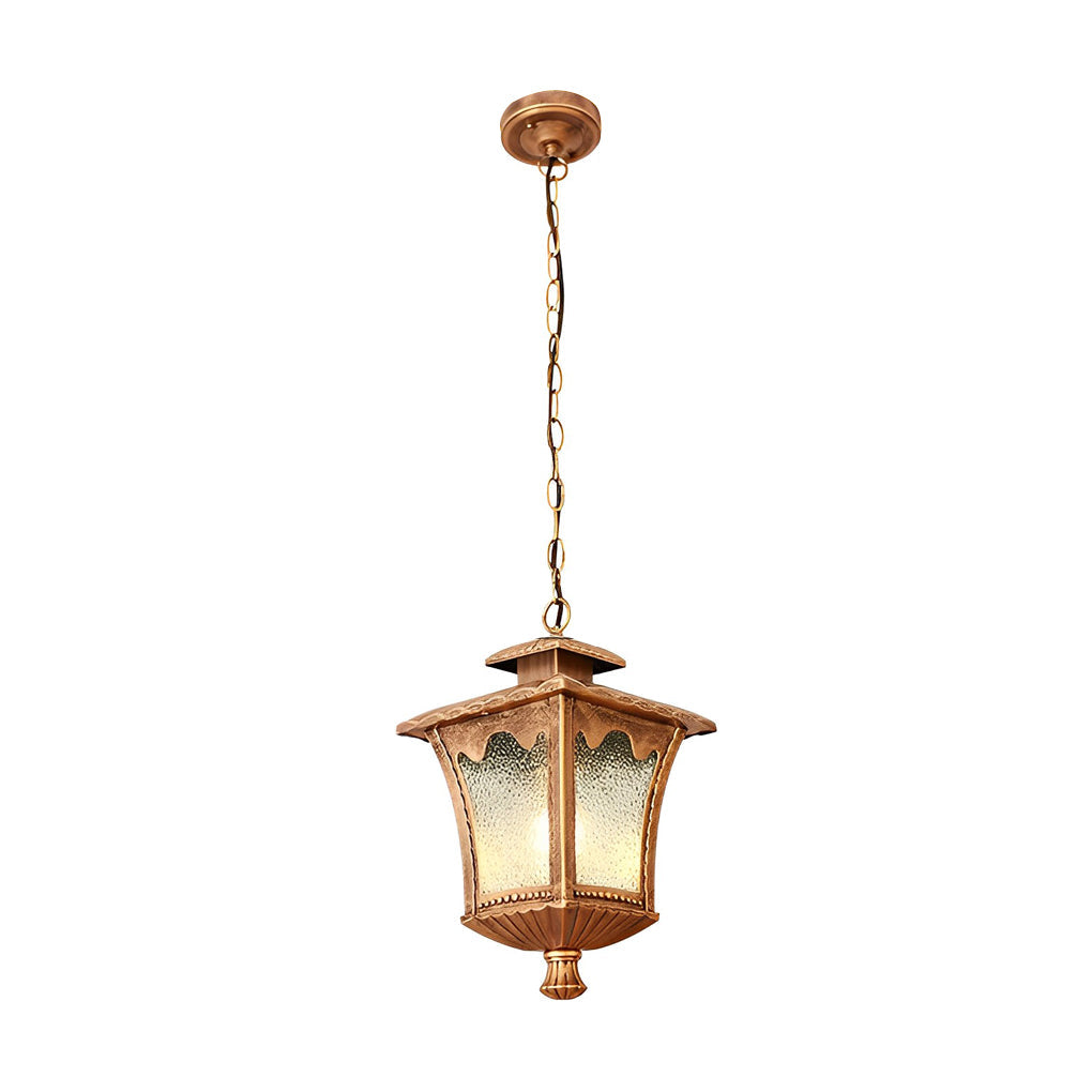 AquaVista | Stylish Retro Outdoor Glass Chandelier Light Fixture