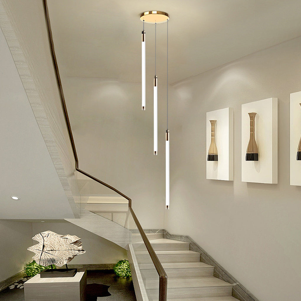 AureaGlow | Modern Elegant Black Spiral Chandelier Light Fixture
