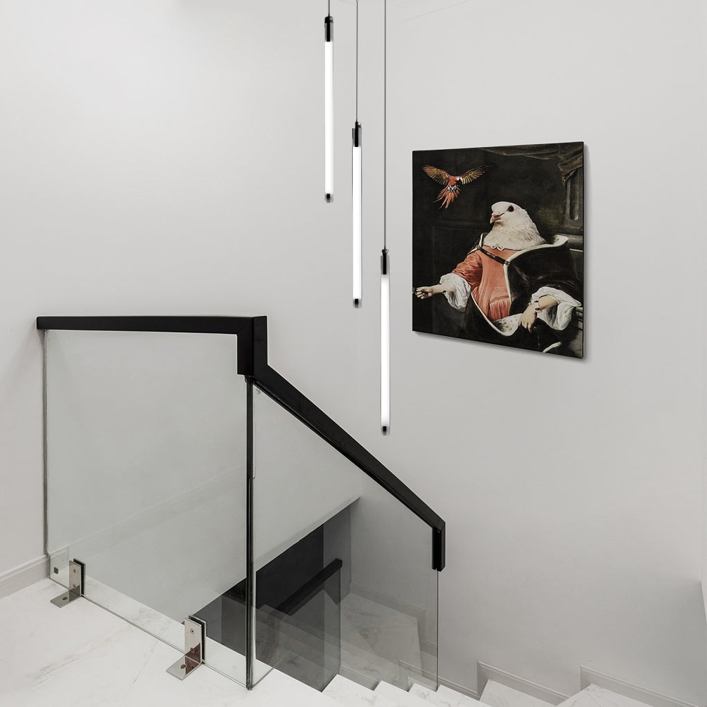 AureaGlow | Modern Elegant Black Spiral Chandelier Light Fixture
