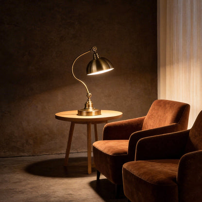 BronzeAura | Elegant Adjustable Gooseneck LED Desk Lamp for Workspace 2