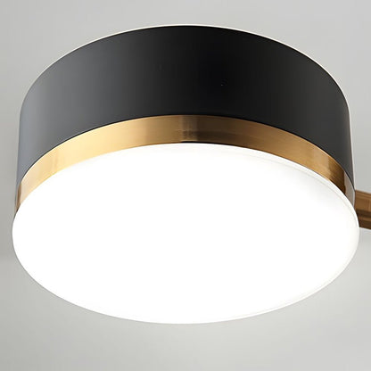 CelestiaSphere | Stylish Modern Black Gold Sputnik Ceiling Light