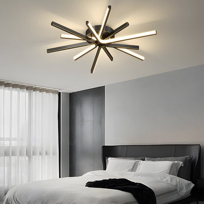 CelestialGlow | Modern Elegant LED Semi-Flush Mount Ceiling Light