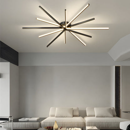 CelestialGlow | Modern Elegant LED Semi-Flush Mount Ceiling Light