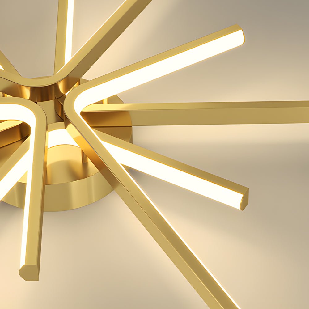 CelestialGlow | Modern Elegant LED Semi-Flush Mount Ceiling Light