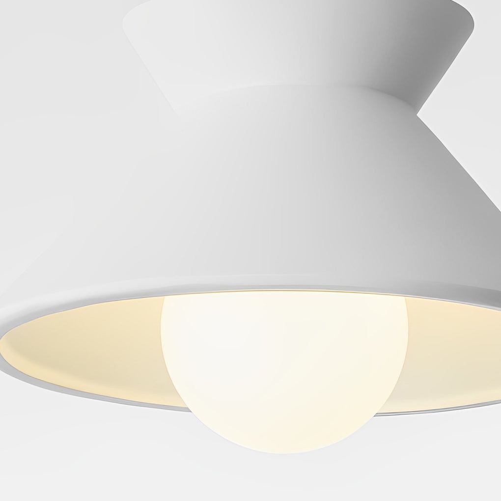 Cemento | Elegant Minimalist White Cement Kitchen Pendant Lighting