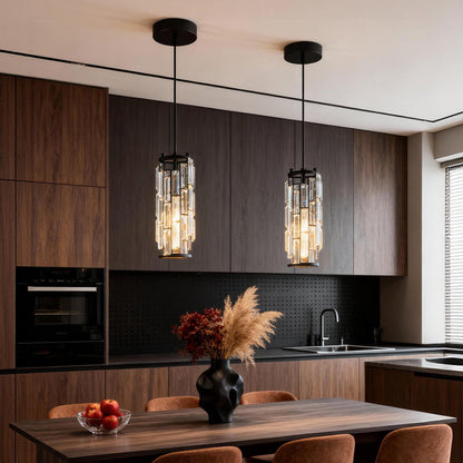 CrystalAura | Stylish Elegant Mini Pendant Light Fixture for Modern Spaces