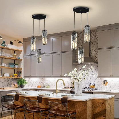 CrystalAura | Stylish Elegant Mini Pendant Light Fixture for Modern Spaces