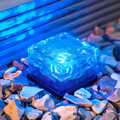 CrystalGlow | Stylish Elegant Solar Garden Outdoor Ice Cube Light 6