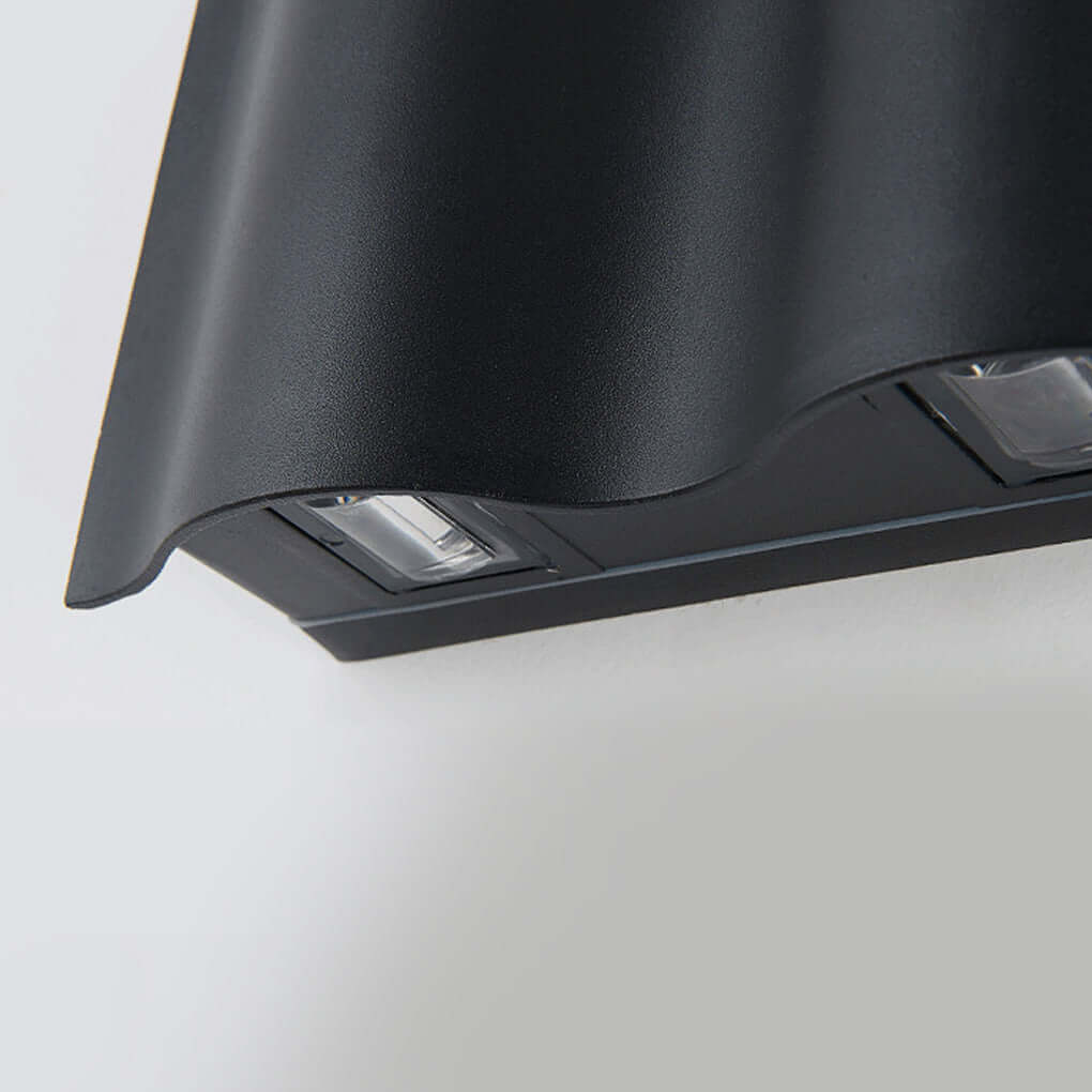 Dynamic Wall Light | Outdoor Wall Lights with Wavy Design | Up-Down LED Illumination for Stylish Outdoor Spaces 6