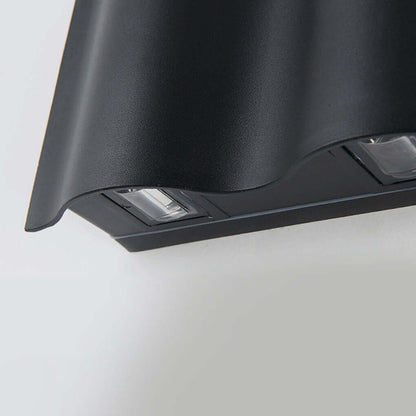Dynamic Wall Light | Outdoor Wall Lights with Wavy Design | Up-Down LED Illumination for Stylish Outdoor Spaces 6