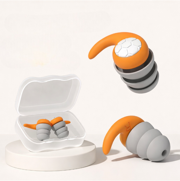 Silicone Ear Plugs for Noise Reduction and Sleep