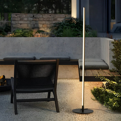 Modern Linear Outdoor Floor Lamp | IP65 Waterproof LED Garden Light