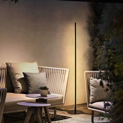 Modern Linear Outdoor Floor Lamp | IP65 Waterproof LED Garden Light