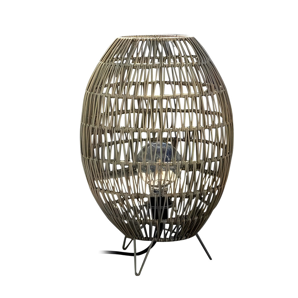 Elegant Rattan | Outdoor Lamp with Waterproof Design | Cozy Garden Lights for Patios and Balconies