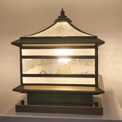 Elegant Solar Garden Lights | Retro Copper Pillar Light with Dual Power Options | Perfect for Outdoor Ambiance 7