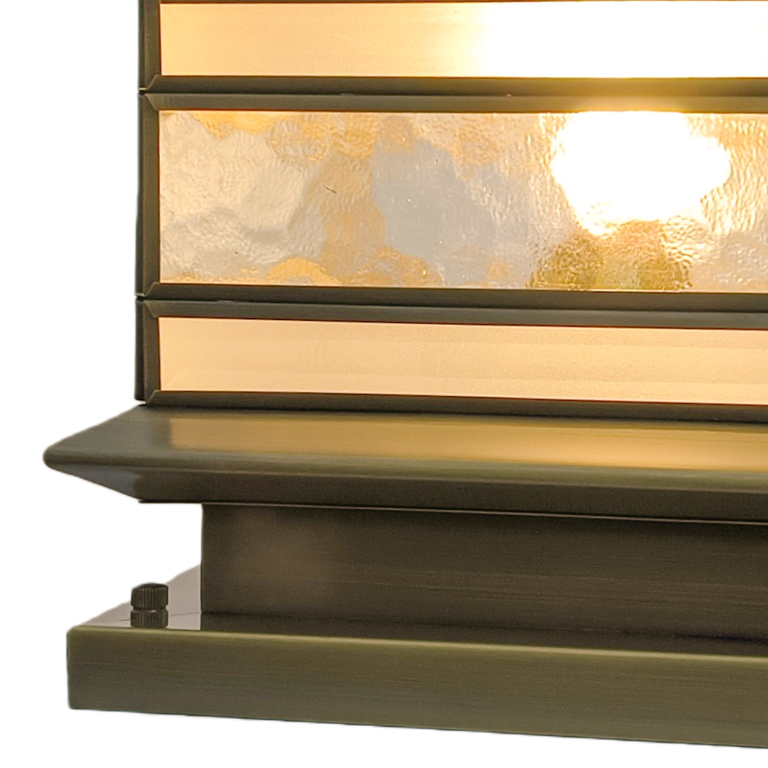 Elegant Solar Garden Lights | Retro Copper Pillar Light with Dual Power Options | Perfect for Outdoor Ambiance 8