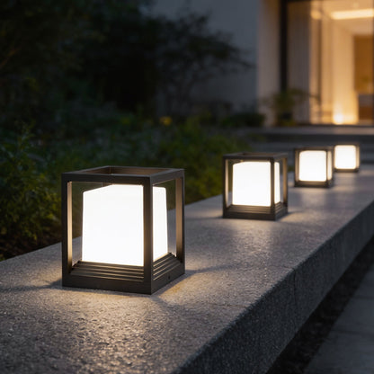 Elegant Solar Garden Lights | Waterproof LED Design with Dual Power Options | Stylish Outdoor Lighting for Pathways and Courtyards 8