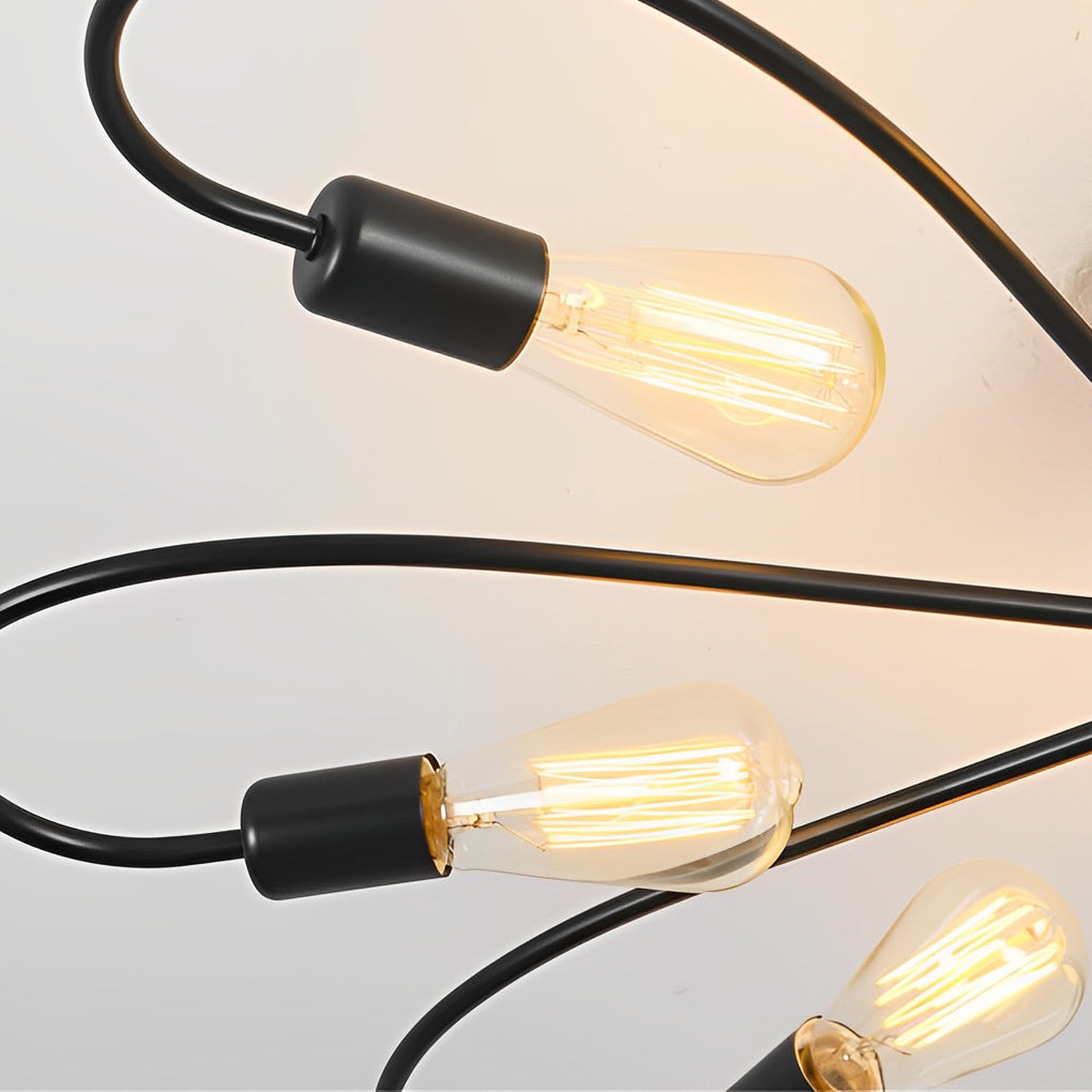 Floralis | Elegant Modern Nordic Ceiling Light Fixture for Living Spaces