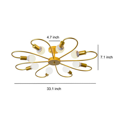 Floralis | Elegant Modern Nordic Ceiling Light Fixture for Living Spaces