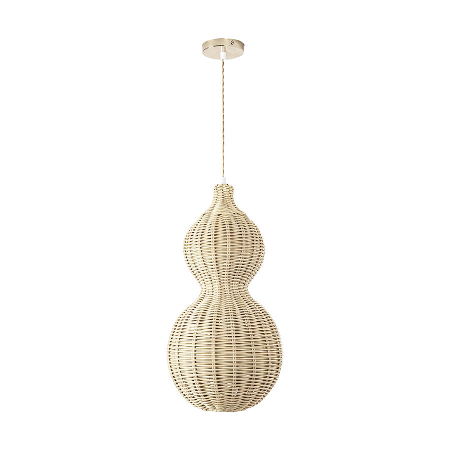 GourdLight | Stylish Natural Rattan Outdoor Hanging Pendant Light 0