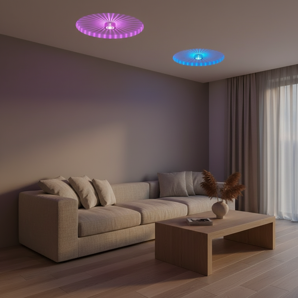 Luminara | Stylish Modern Sunburst LED Flush Mount Ceiling Light Fixture