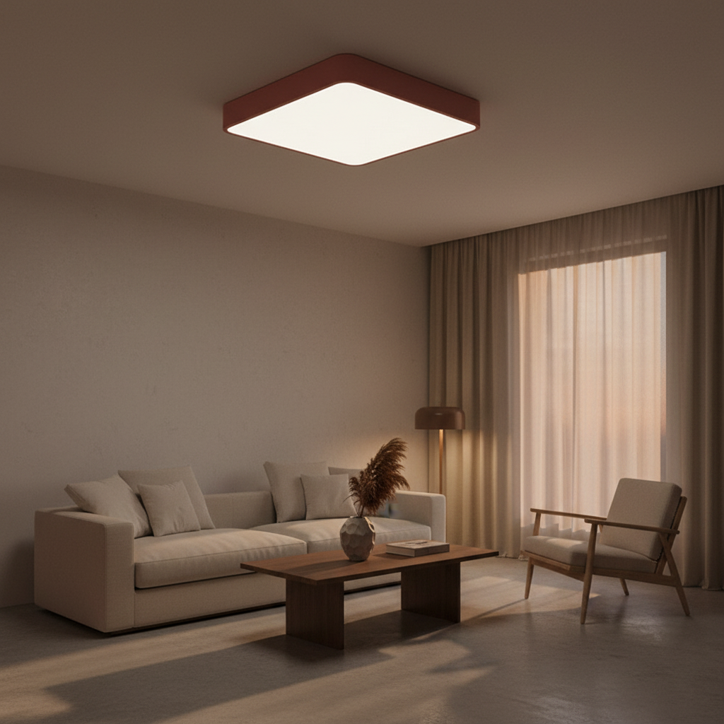 Luminara | Sleek Modern LED Flush Mount Ceiling Light for Versatile Spaces